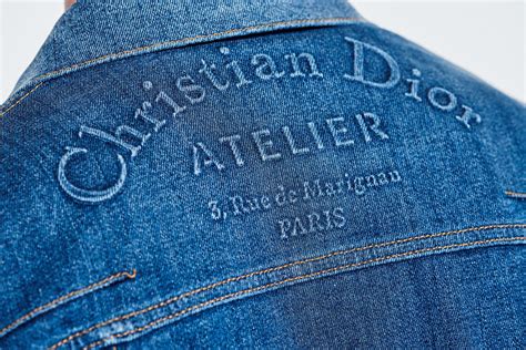 christian dior men's coat|christian dior atelier denim jacket.